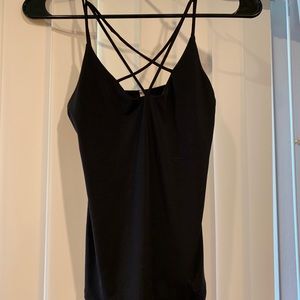 Black tank top